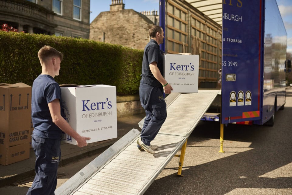 Professional house removal service in Edinburgh by Kerr's